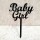 Baby Girl Acrylic sign